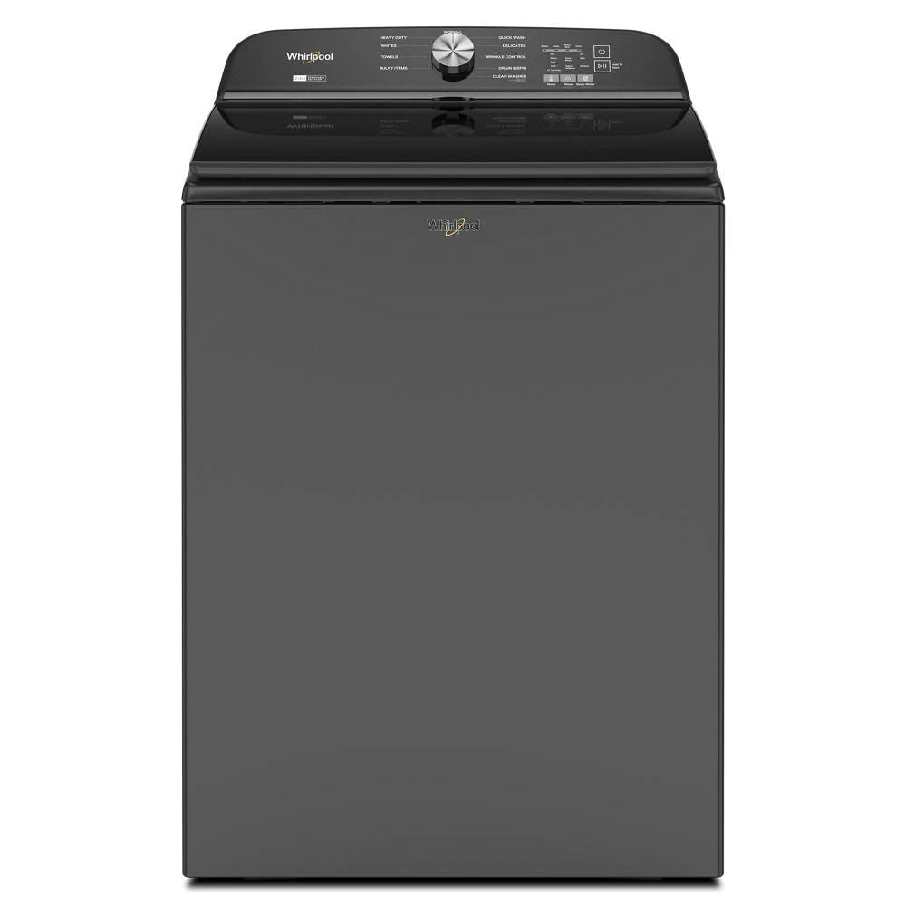 5.2-5.3 Cubic Feet Top Load Washer With Removable Agitator - Volcano Black