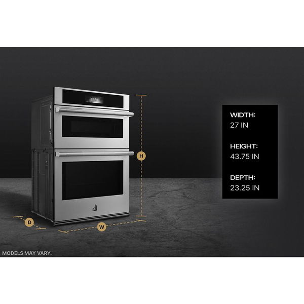27" Rise Built-In Microwave Combo Wall Oven With Multimode Convection