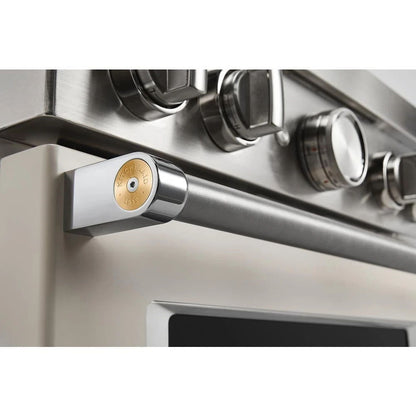 Kitchenaid Commercial-Style Range Handle Medallion Kit (Includes Two Medallions, Screws, And One 1/8" Hex Wrench) - New Gold
