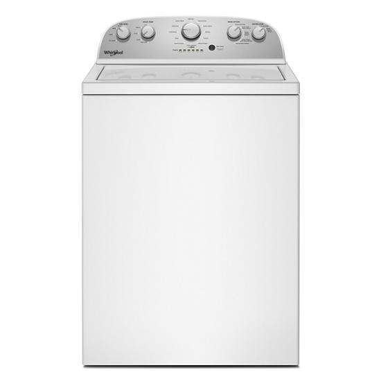 3.8 Cu. Ft. Top Load Washer With Stainless Steel Wash Basket And 360 Wash Agitator - White
