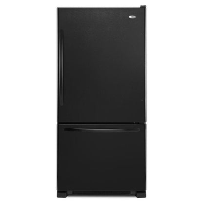 33" Wide Bottom-Freezer Refrigerator With Easyfreezer Pull-Out Drawer, 22 Cu. Ft. Capacity - Black-On-Black