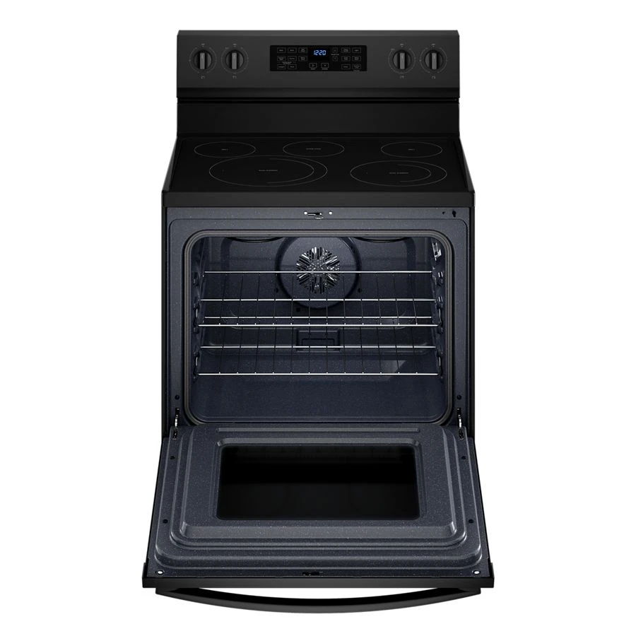 5.3 Cubic Feet Whirlpool Electric 5-in-1 Air Fry Oven - Black
