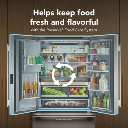 Counter-Depth French Door Refrigerator With Intelligent Auto Fill - PrintShield Stainless
