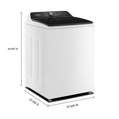 5.3 Cu. Ft. Smart Top Load Washer With The Delicates Basket - White