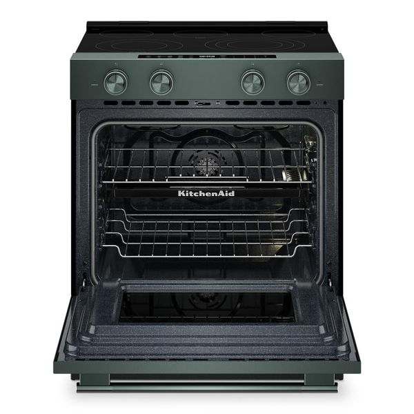 5.3 Cu. Ft. Smart Slide-In Electric Range With Two Even-Heat Hyper Elements And Convection Cooking Modes - Juniper