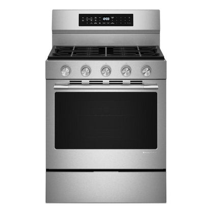 5.0 Cu. Ft. Smart Freestanding Gas Range With Convection Cooking Modes - PrintShield Stainless Finish