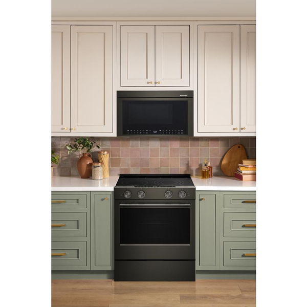 5.3 Cu. Ft. Smart Slide-In Electric Range With Two Even-Heat Hyper Elements And Convection Cooking Modes - Black Ore