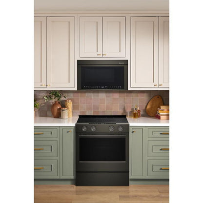 5.3 Cu. Ft. Smart Slide-In Electric Range With Two Even-Heat Hyper Elements And Convection Cooking Modes - Black Ore