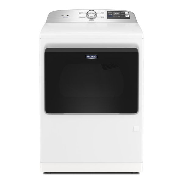 7.4 Cu. Ft. Pet Pro Top Load Electric Dryer With Extra Power And Sanitize Cycle - White