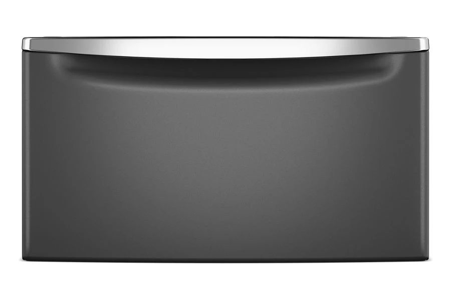 15.5" Pedestal For Front Load Washer And Dryer With Storage - Volcano Black