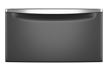 15.5" Pedestal For Front Load Washer And Dryer With Storage - Volcano Black
