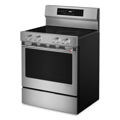 5.3 Cu. Ft. Smart Freestanding Electric Range With Convection Cooking Modes - PrintShield Stainless Finish