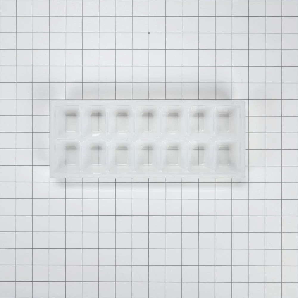 Plastic Refrigerator Ice Cube Tray - White
