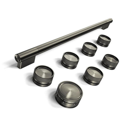 Black Ore Handle And Knob Hardware Accessory Kit For KitchenAid 36" Commercial-Style Gas Range