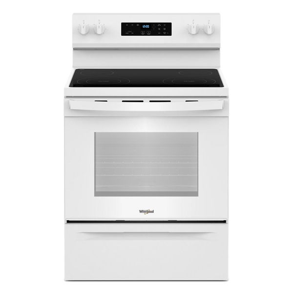 30" Electric Range With No Preheat Mode - White