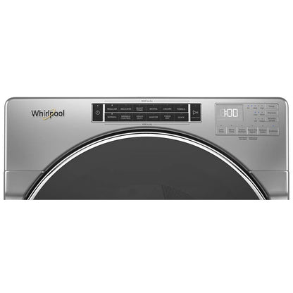 7.4 Cubic Feet Front Load Gas Dryer With Steam Cycles - Chrome Shadow