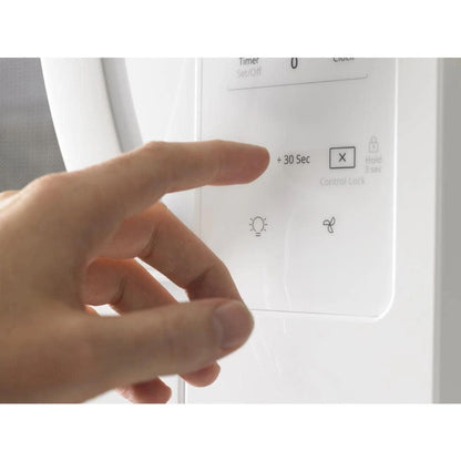 1.7 Cubic Feet Microwave Hood Combination With Electronic Touch Controls - White