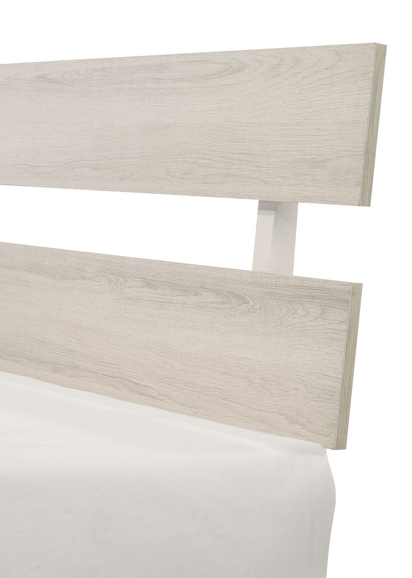 Atticus - King Platform Bed In One Box - White