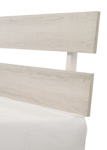 Atticus - King Platform Bed In One Box - White