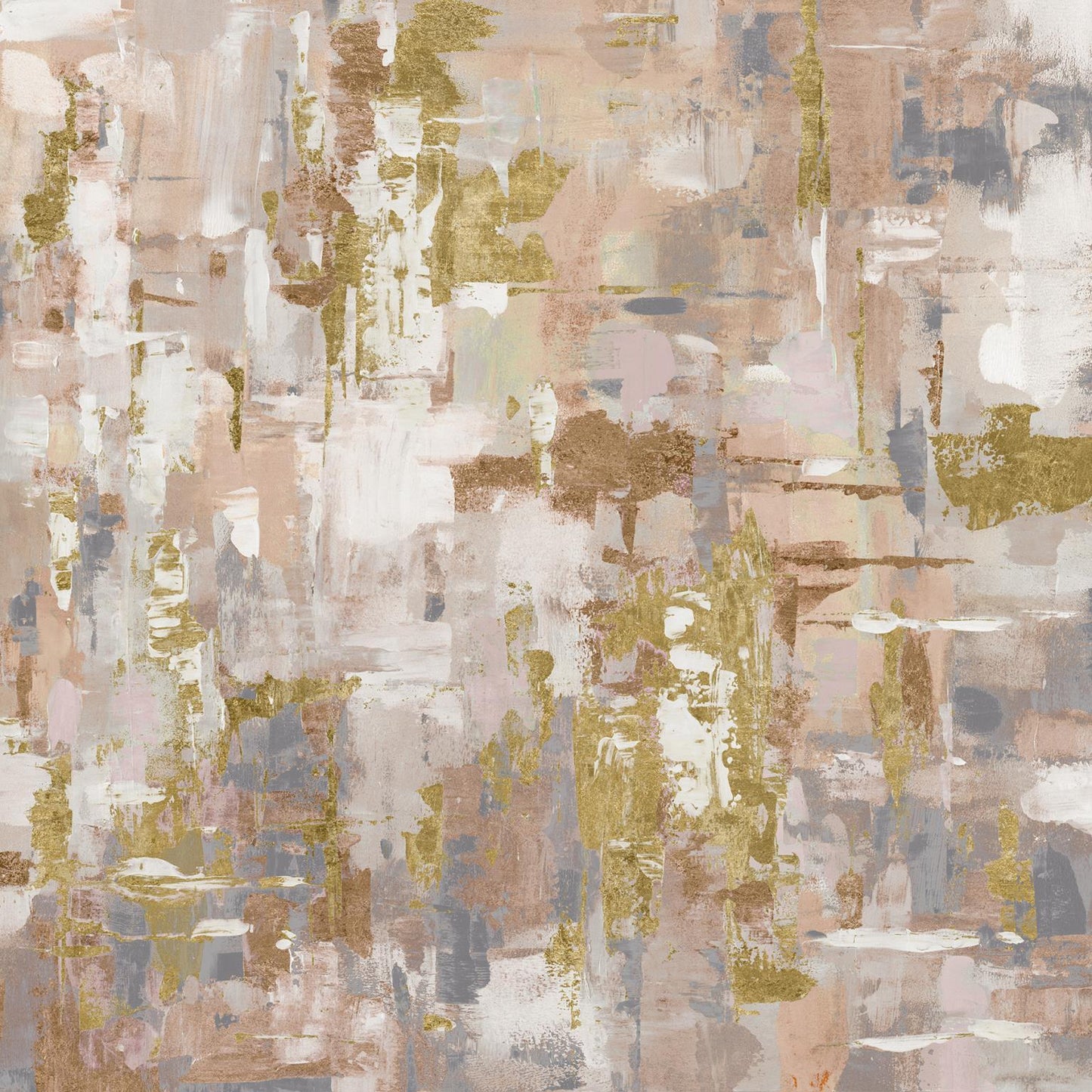 Halcyon Abstract By Lorenzo Collective (Framed) - Beige