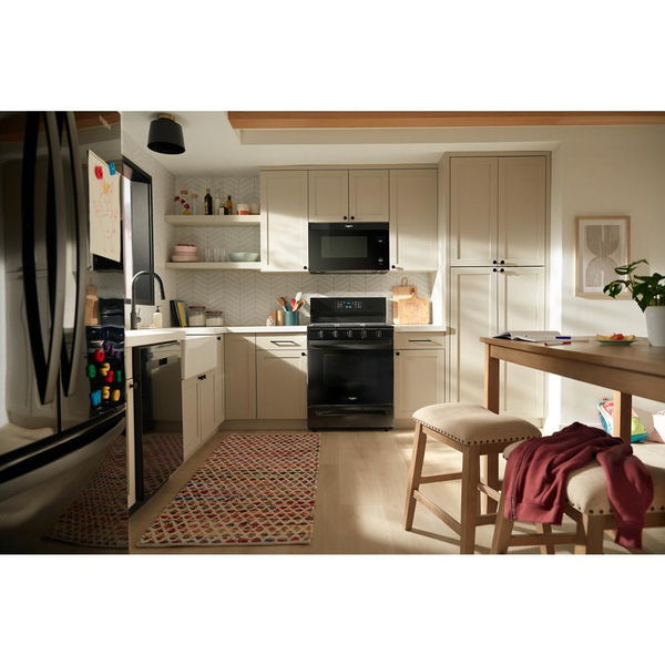 30" Gas Range With Air Cooking Technology And Ez-2-Lift Hinged Grates - Black