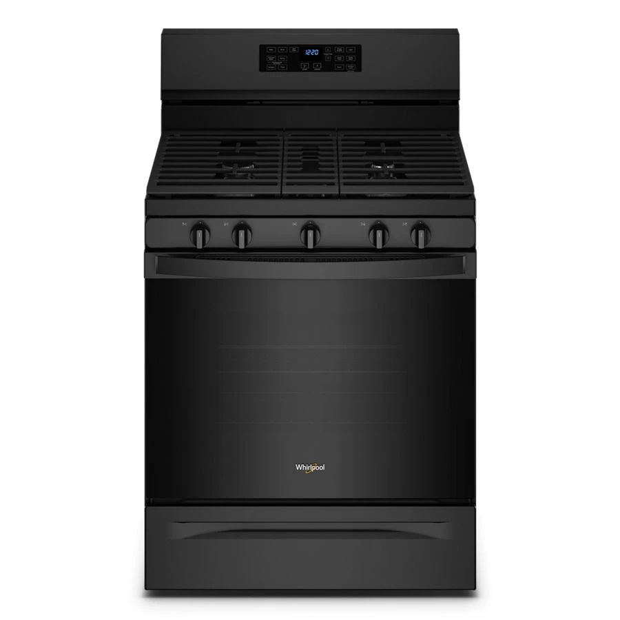 5.0 Cubic Feet Whirlpool Gas 5-in-1 Air Fry Oven - Black