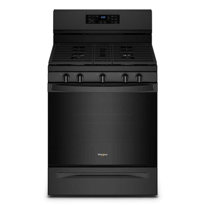 5.0 Cubic Feet Whirlpool Gas 5-in-1 Air Fry Oven - Black