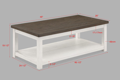 Dakota - 3 Piece Table Set - White