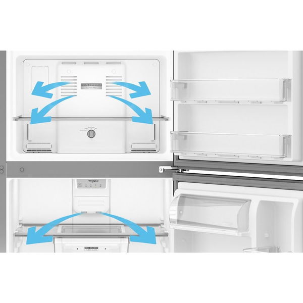 Whirlpool 30" Wide Top Freezer Refrigerator With Total Coverage Cooling - 19.3 Cu. Ft. - White