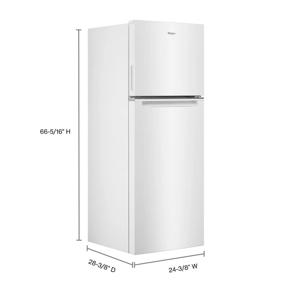 24" Wide Small Space Top-Freezer Refrigerator - 12.9 Cubic Feet - White