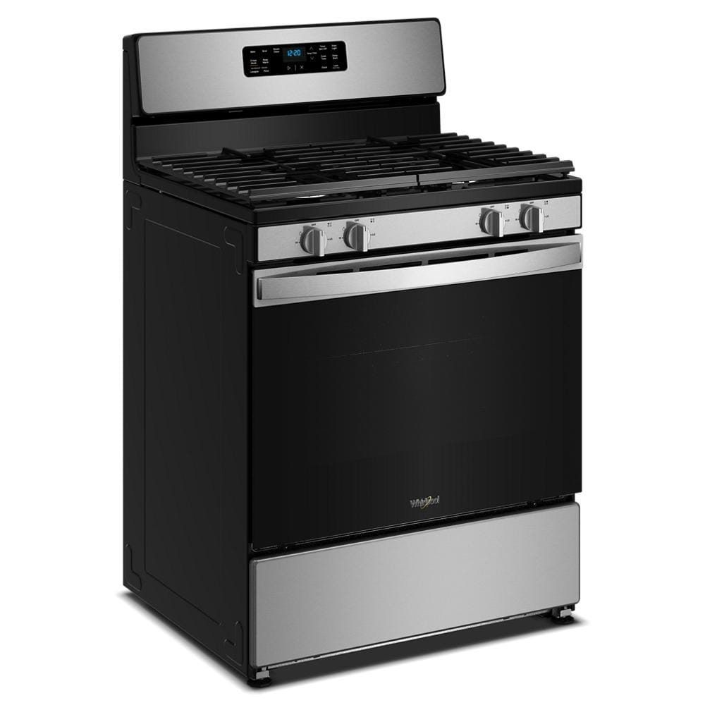 30" Gas Range With Crispy Mode And Dishwasher Safe Grates - Stainless Steel