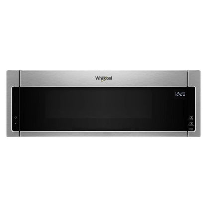 1.1 Cubic Feet Low Profile Microwave Hood Combination - Black-On-Stainless
