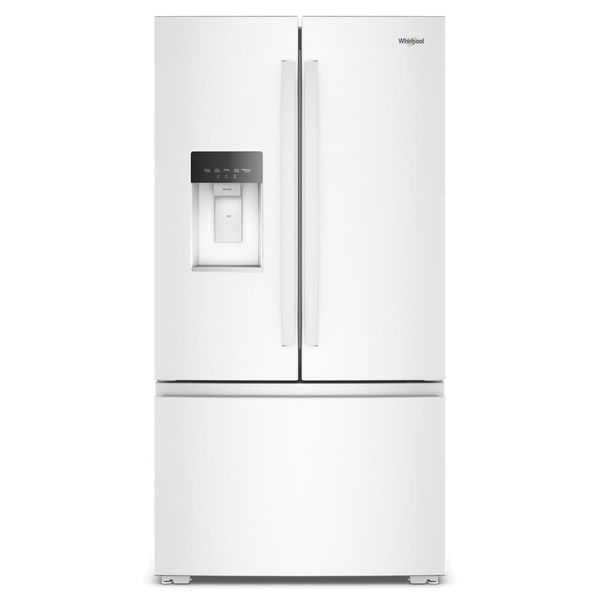 36" Wide French Door Refrigerator With In-Door Water & Ice, 23 Cu. Ft. - White