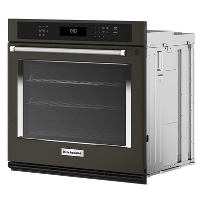 Kitchenaid 30" Single Wall Oven With Air Fry Mode - Black Stainless Steel With PrintShield Finish