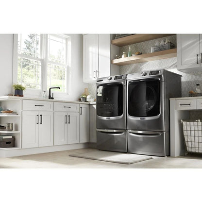 Front Load Electric Dryer With Extra Power And Quick Dry Cycle - 7.3 Cubic Feet - Metallic Slate