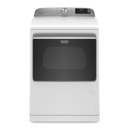 Smart Top Load Gas Dryer With Extra Power, 7.4 Cubic Feet, Hamper Door - White