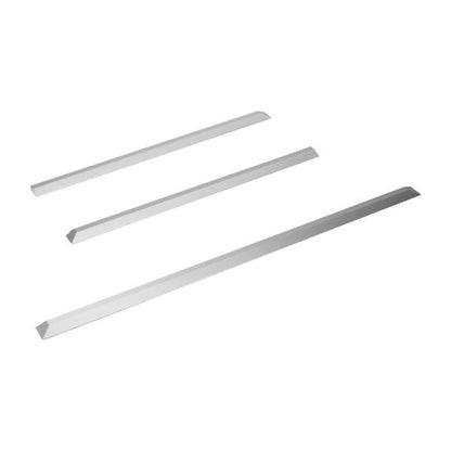 Slide-In Range & Countertop Trim Kit, Stainless Steel, With (1) Left Side Trim, (1) Right Side Trim, And (1) Rear Trim