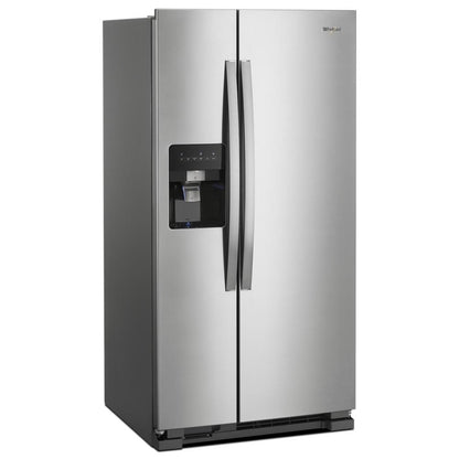36" Wide Side-By-Side Refrigerator, 25 Cu. Ft. - Fingerprint-Resistant Stainless Finish
