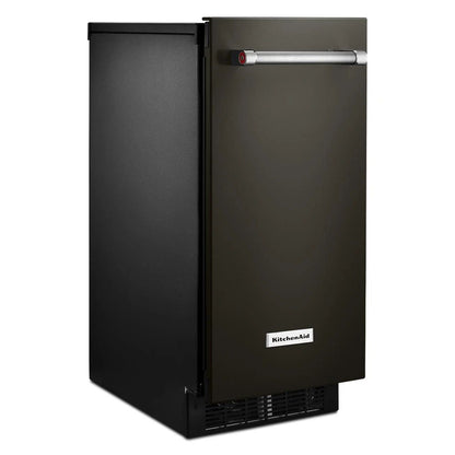 KitchenAid 15'' Automatic Ice Maker With PrintShield Finish - Black
