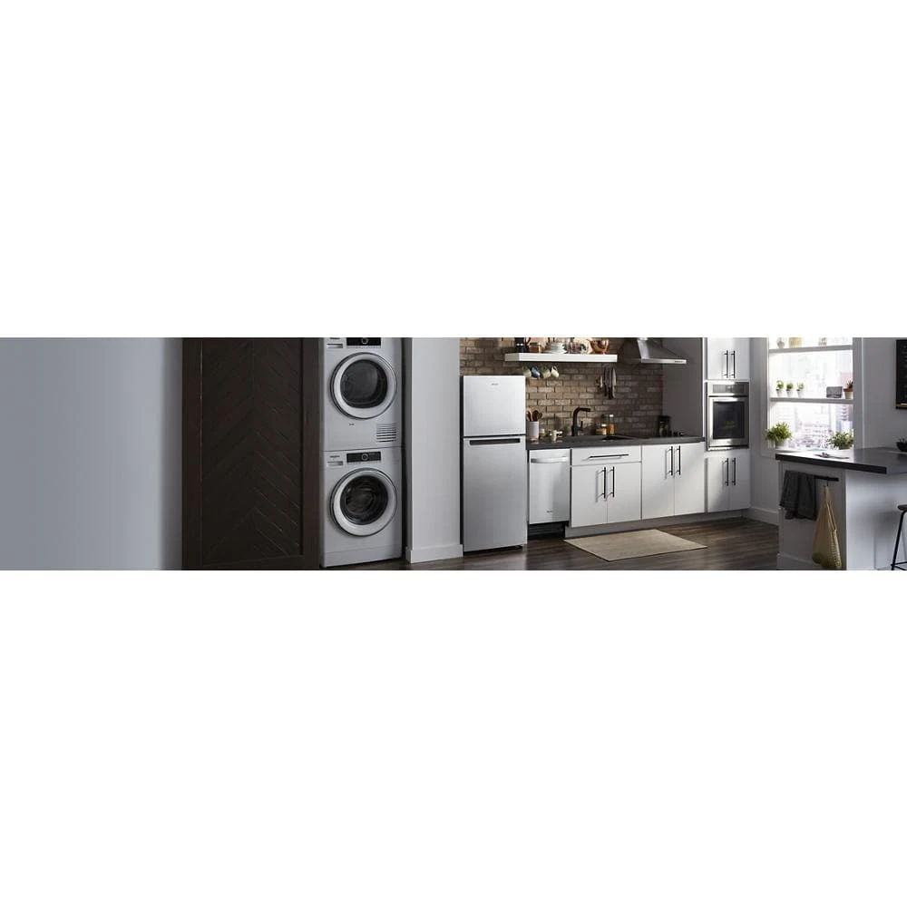 24" Wide Top-Freezer Refrigerator - 11.6 Cubic Feet - Fingerprint-Resistant Stainless Finish