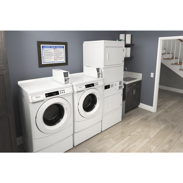 Commercial Gas Stack Dryer With Factory-Installed Coin Drop And Coin Box