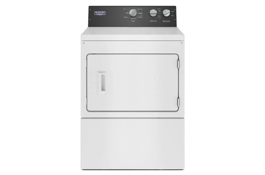 Commercial-Grade Residential Gas Dryer, 7.4 Cubic Feet, IntelliDry Sensor - White