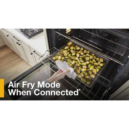8.6 Total Cubic Feet Double Wall Oven With Air Fry When Connected - Fingerprint Resistant Stainless Steel