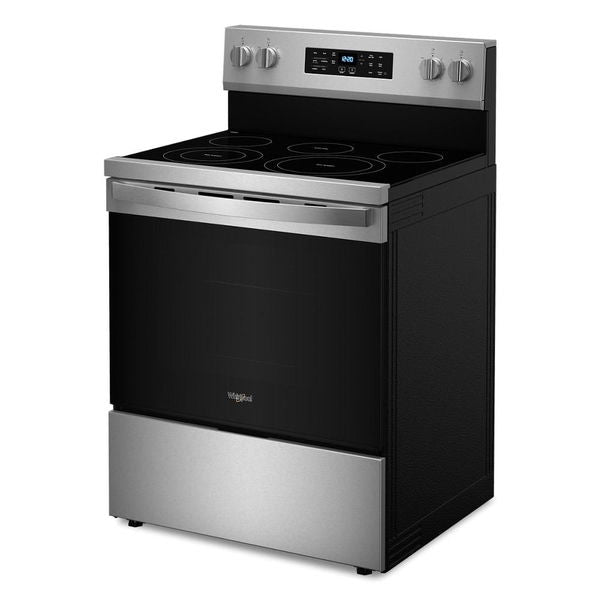 30" Energy Star Electric Range With Air Cooking Technology, No Preheat Air Fry And Air Baking And Self Clean - Stainless Steel