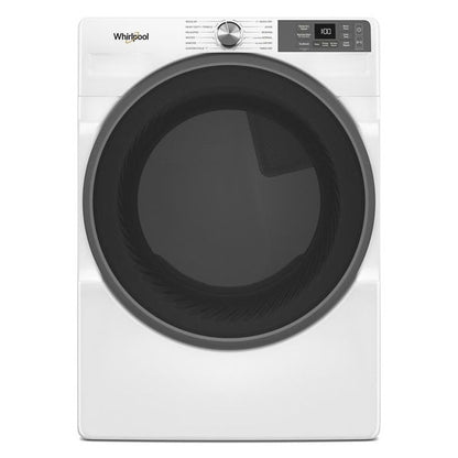 7.4 Cu. Ft. Smart Front Load Energy Star Electric Dryer With Wrinkle Shield Option - White