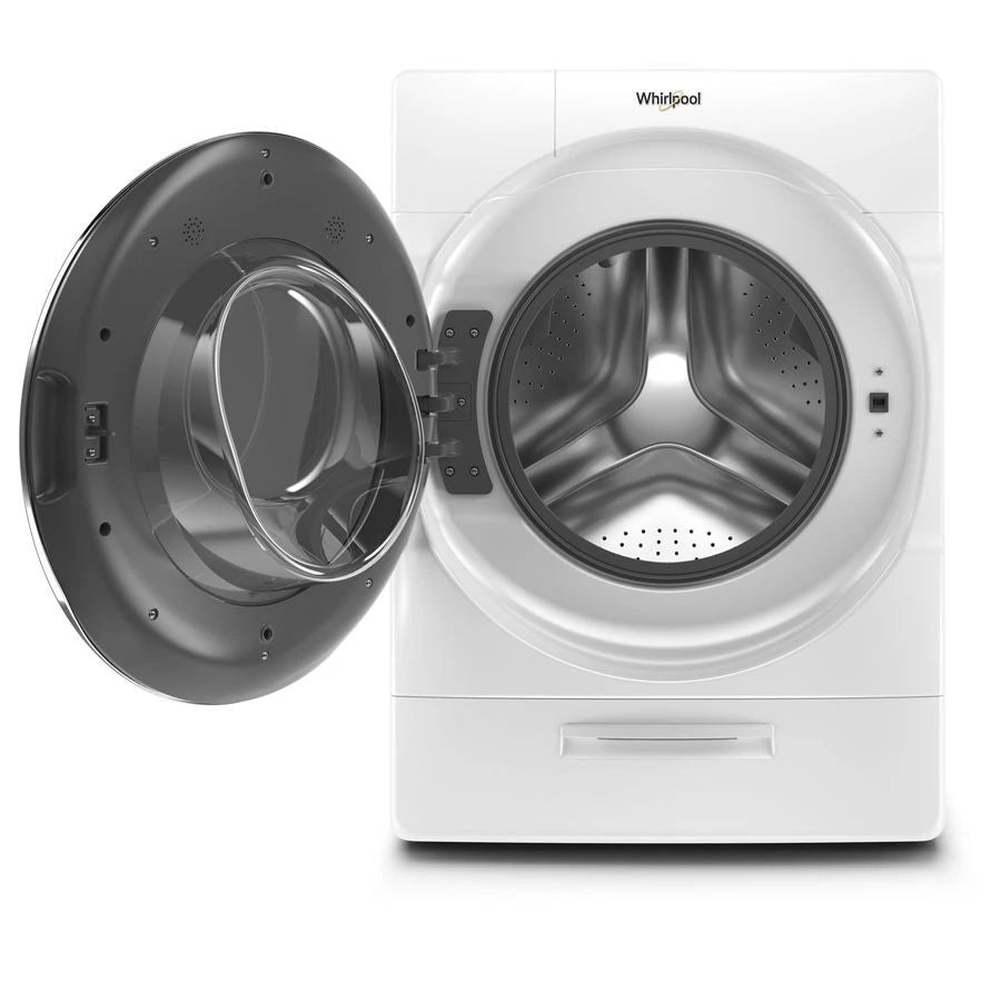 5.0 Cubic Feet Smart Front Load Washer With Load & Go XL Plus Dispenser - White