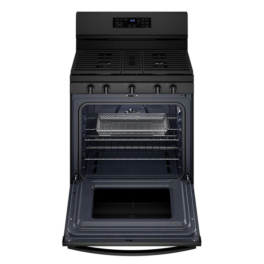 5.0 Cubic Feet Whirlpool Gas 5-in-1 Air Fry Oven - Black