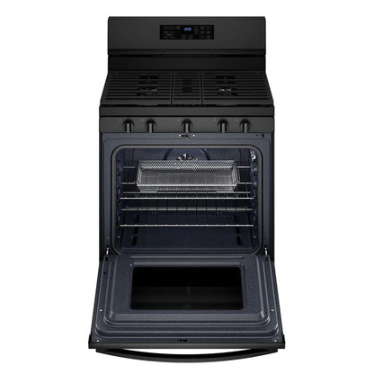 5.0 Cubic Feet Whirlpool Gas 5-in-1 Air Fry Oven - Black