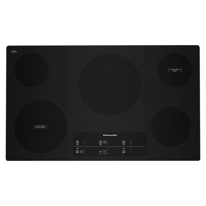 36" Electric Cooktop With 5 Elements And Touch-Activated Controls - Black