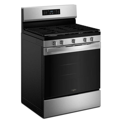 30" Gas Range With Air Cooking Technology And Steam Clean - Stainless Steel